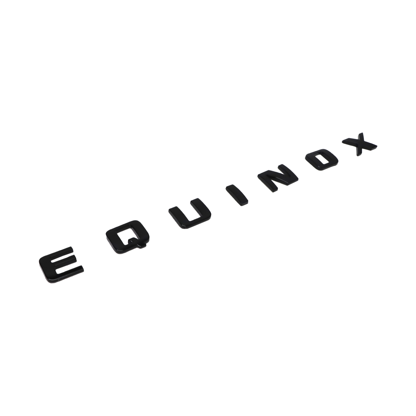 1PC Equinox Plastic Front Left Right Door Letters Gloss Black Chevrolet 84569055 84121293