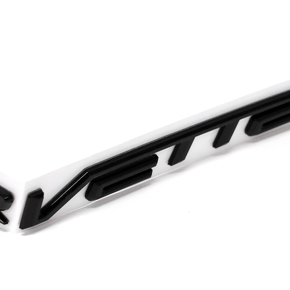 1PC 2014-2019 Corvette C7 R Z06 Plastic Rear Bumper 3D Letters Black Chevrolet 23465587