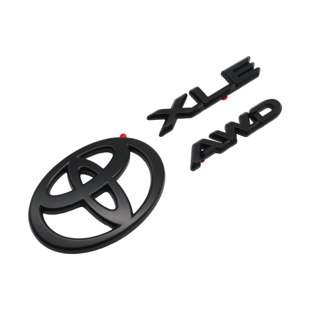  2024 2025 Grand Highlander XLE AWD Emblem Overlay Matte Black Toyota PT948-48244-02