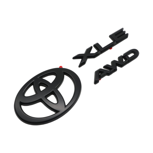  2024 2025 Grand Highlander XLE AWD Emblem Overlay Matte Black Toyota PT948-48244-02