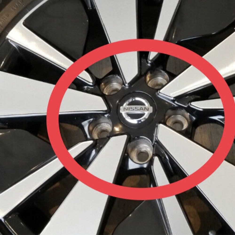 4PCS Fit 1996-2020 Altima Maxima Murano Sentra Rogue Metal Wheel Center Cap 54mm Black Silver 40343 AU51A 