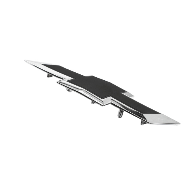 2015-2019 Silveado 1500 2500HD 3500HD ABS Plastic Front Grille Bowtie Emblem Black Chrome Chevrolet 23303574 
