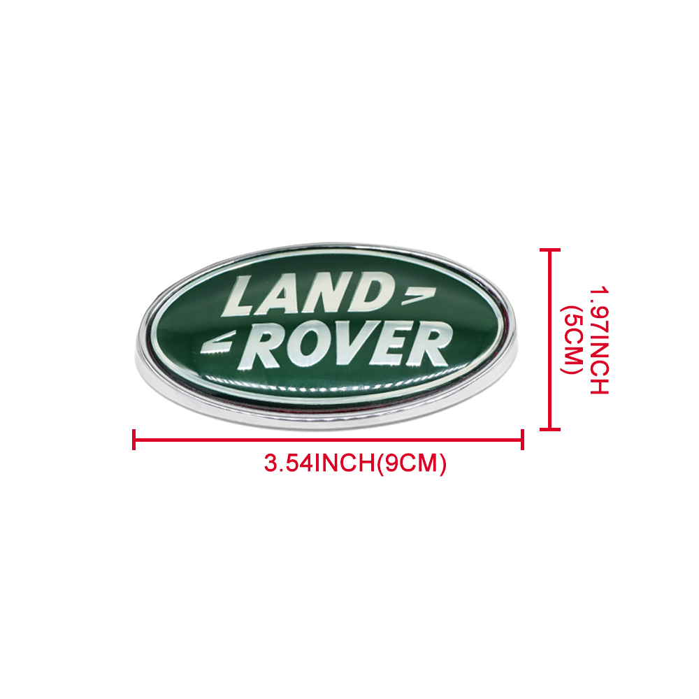 1pc Range Rover Plastic Rear Tailgate Emblem Chrome Green Land Rover DAH500330