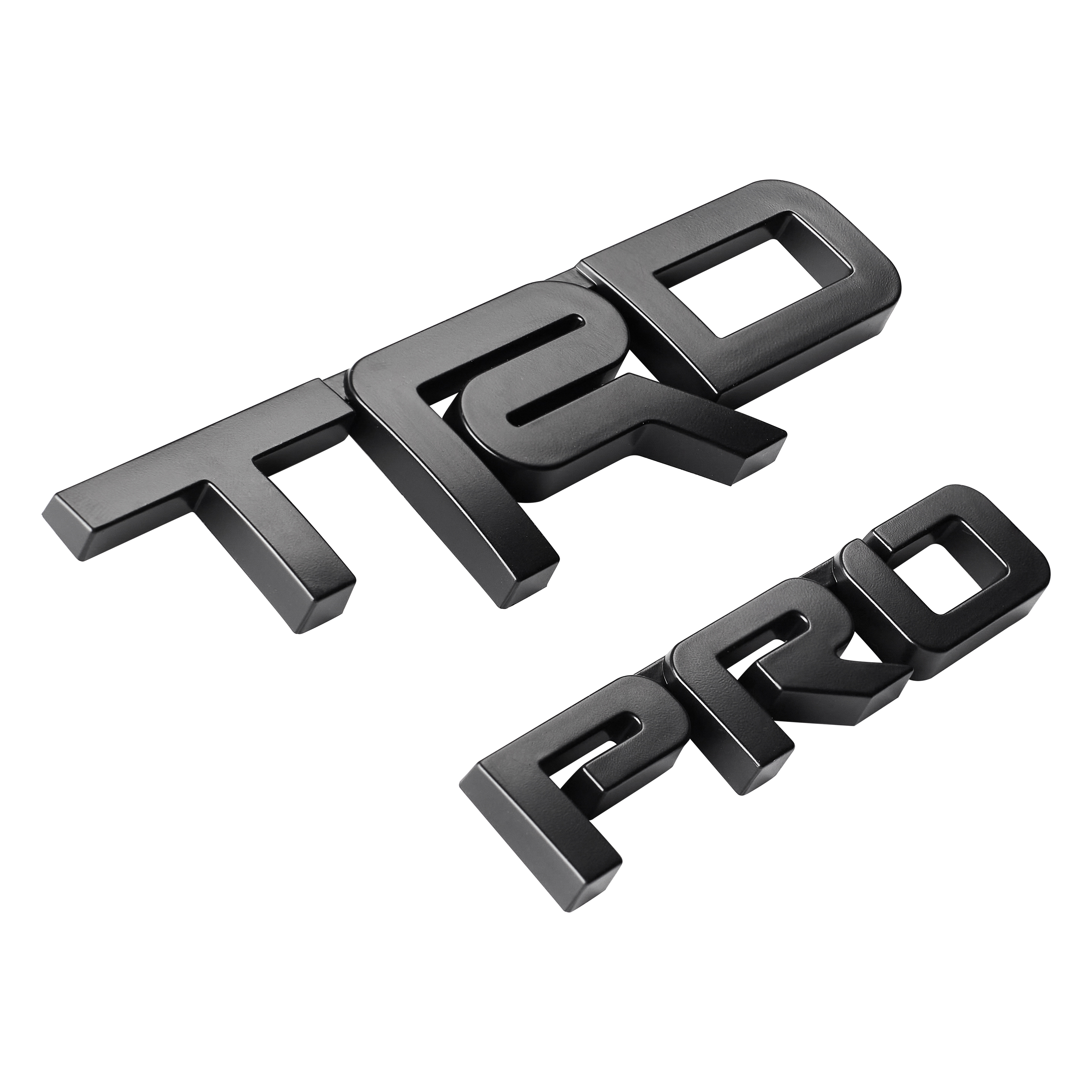 1PC 1984-2024 4RUNNER ABS 3D TRD PRO Letter  Matte Black Toyota PT413-00150