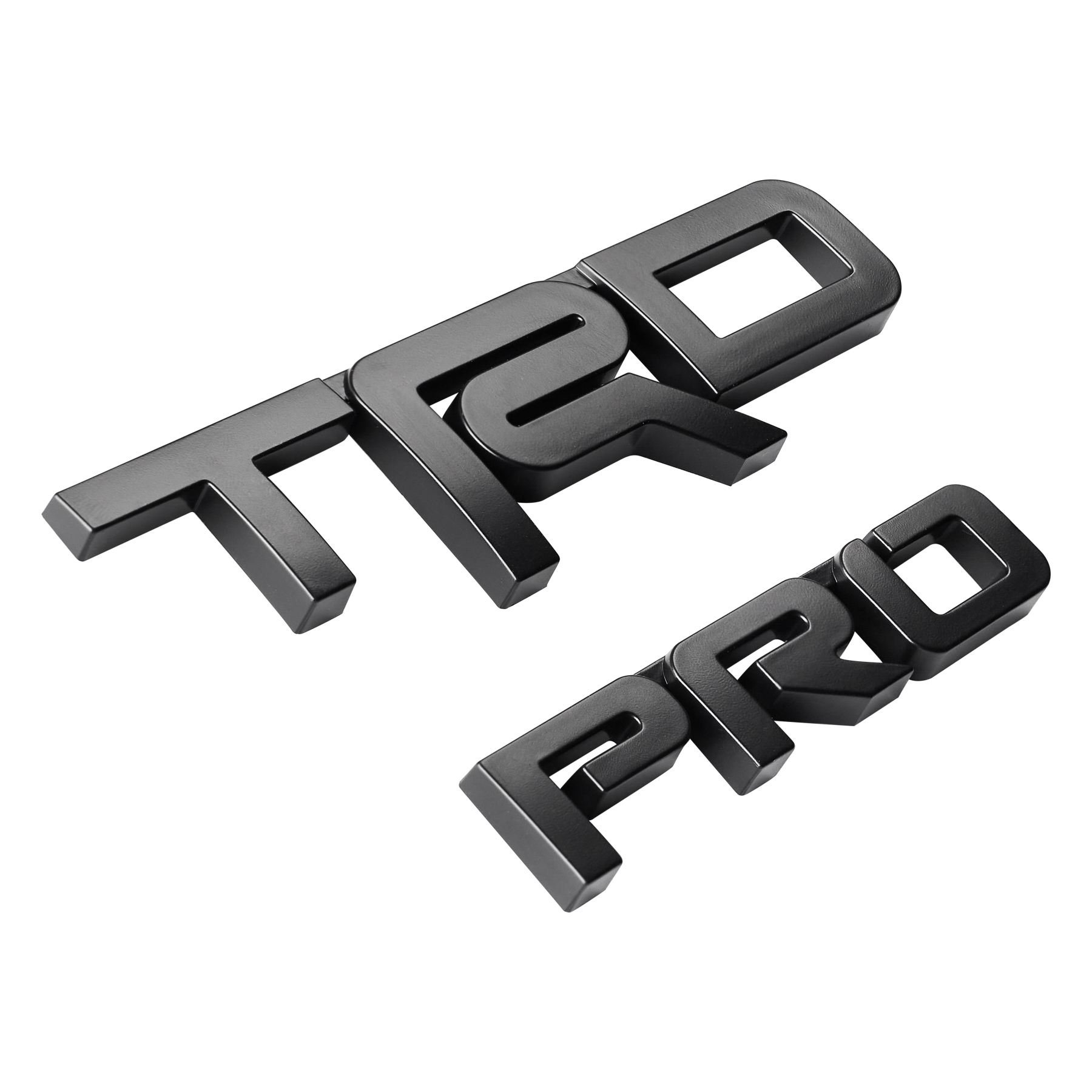 1PC 1984-2024 4RUNNER ABS 3D TRD PRO Letter  Matte Black Toyota PT413-00150