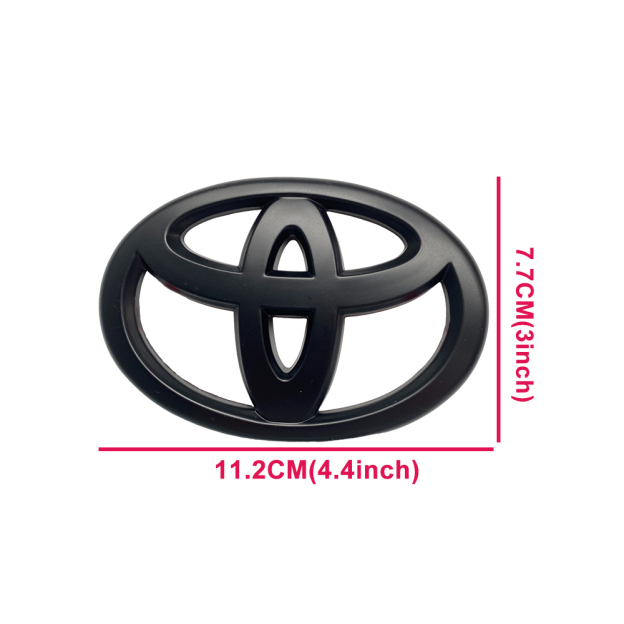 1PC Rav4 C-HR Camry Corolla Matrix Logo Emblem Overlay Kit Rear Liftgate Matte Blackout Toyota