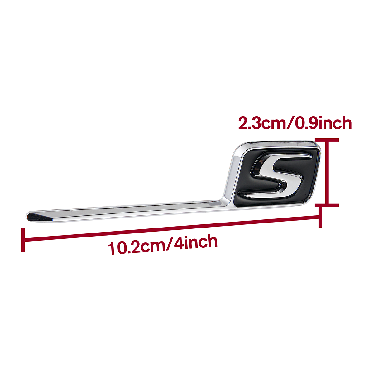 2015-2026 C63S E63 C43 GT AMG ABS S Rear Tailgate Badge Black Chrome Mercedes Benz Trunk Lid Decal Nameplate