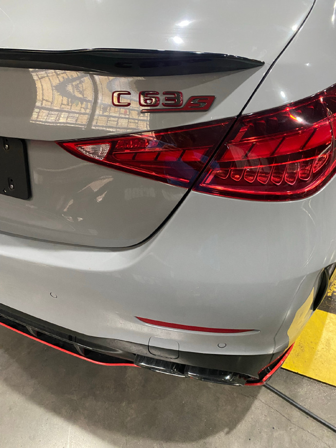 2015-2026 C63S E63 C43 GT AMG ABS S Rear Tailgate Badge Red Black Mercedes Benz Trunk Lid Decal Nameplate