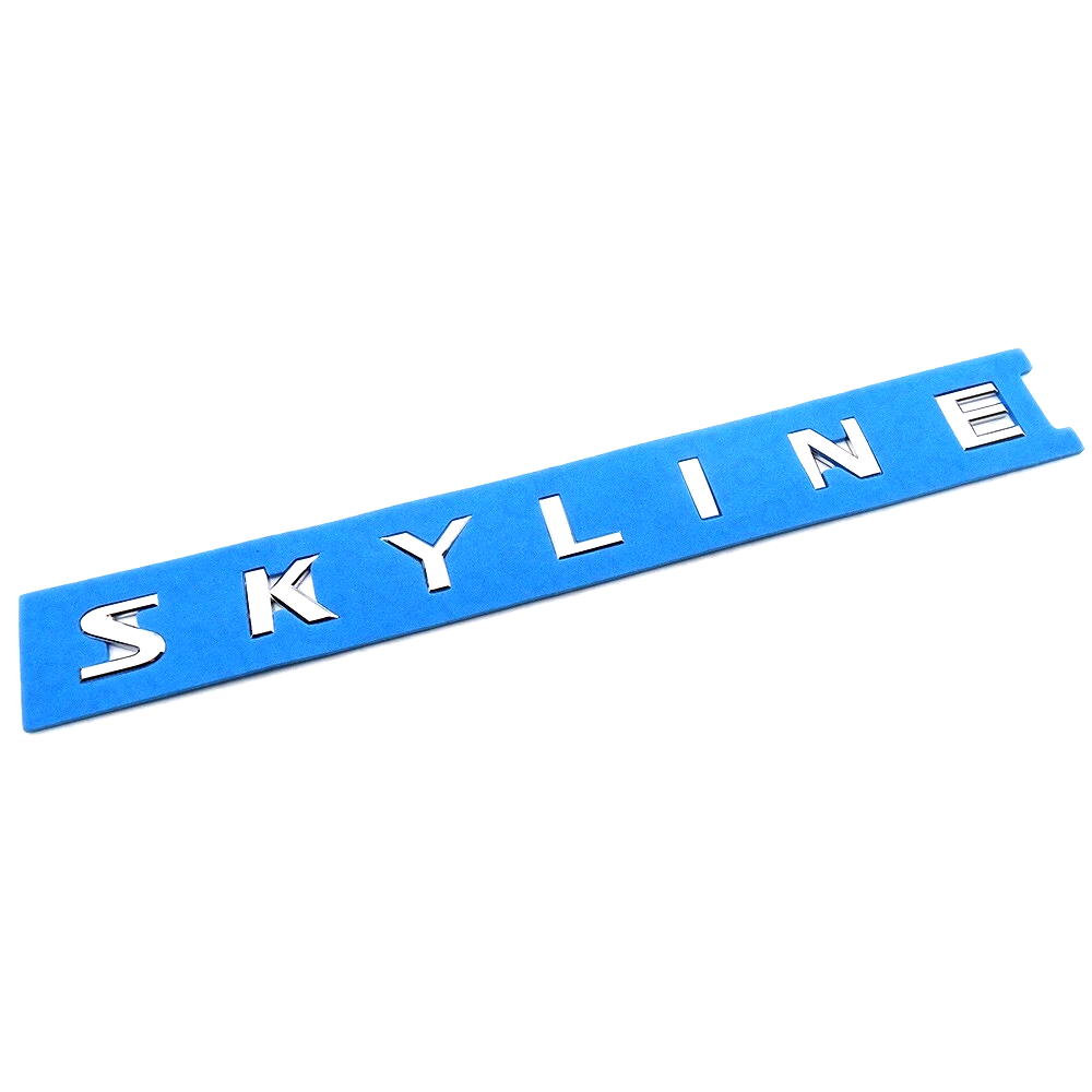 For 1982-2024 Nissan 1990-2024 Infiniti Skyline JDM ABS Rear Trunk Lid Letter Nameplate Chrome Infiniti 84895-JL00A