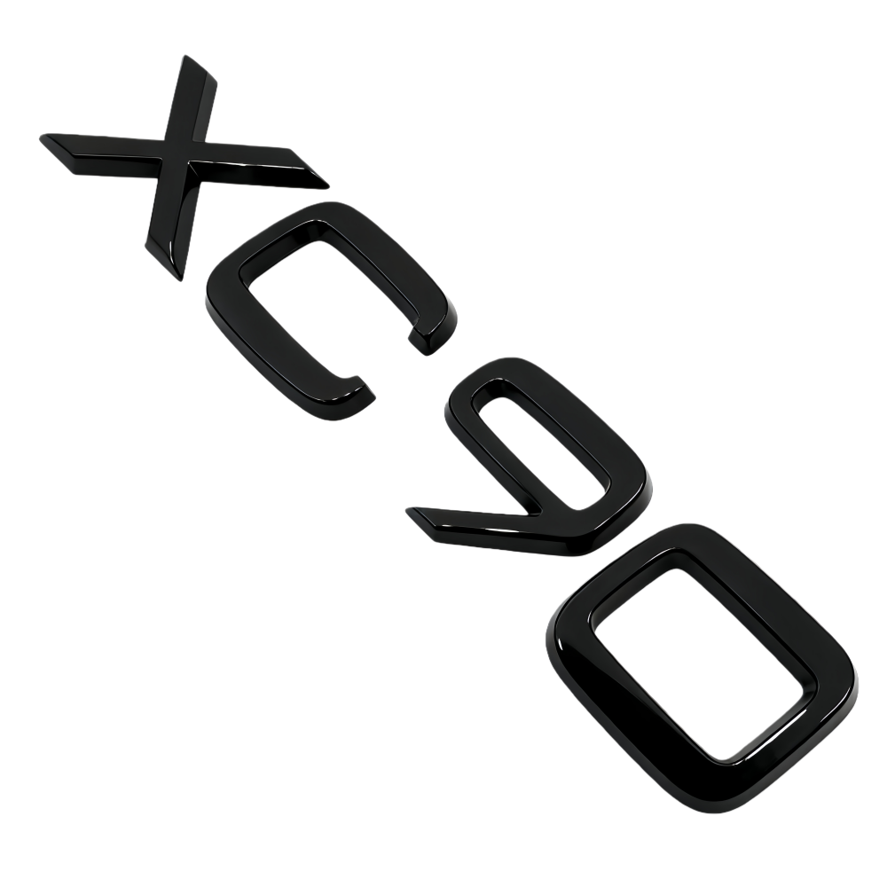 2003-2013 XC90 ABS Tailgate Letter Gloss Black Volvo 9483933