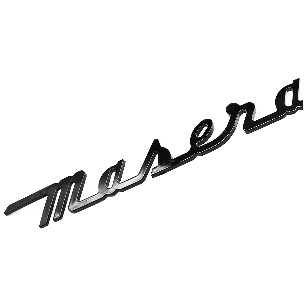 2015-2015 Maserati ABS Letter Logo Gloss Black Tailgate Sticker 673001404