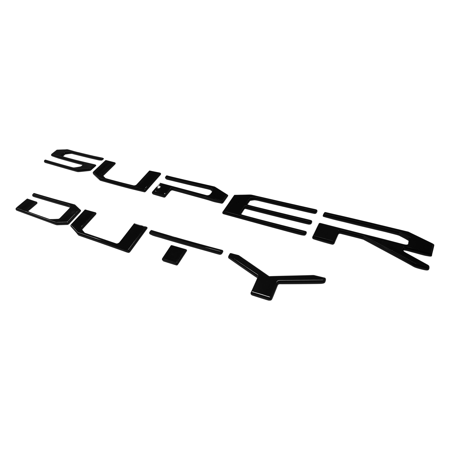 [Copy]Ford F-250 F-350 Super duty 2017-2022 Front Hood Inserts Letters Emblems Badges 3D Raised Stickers Decals Gloss Black