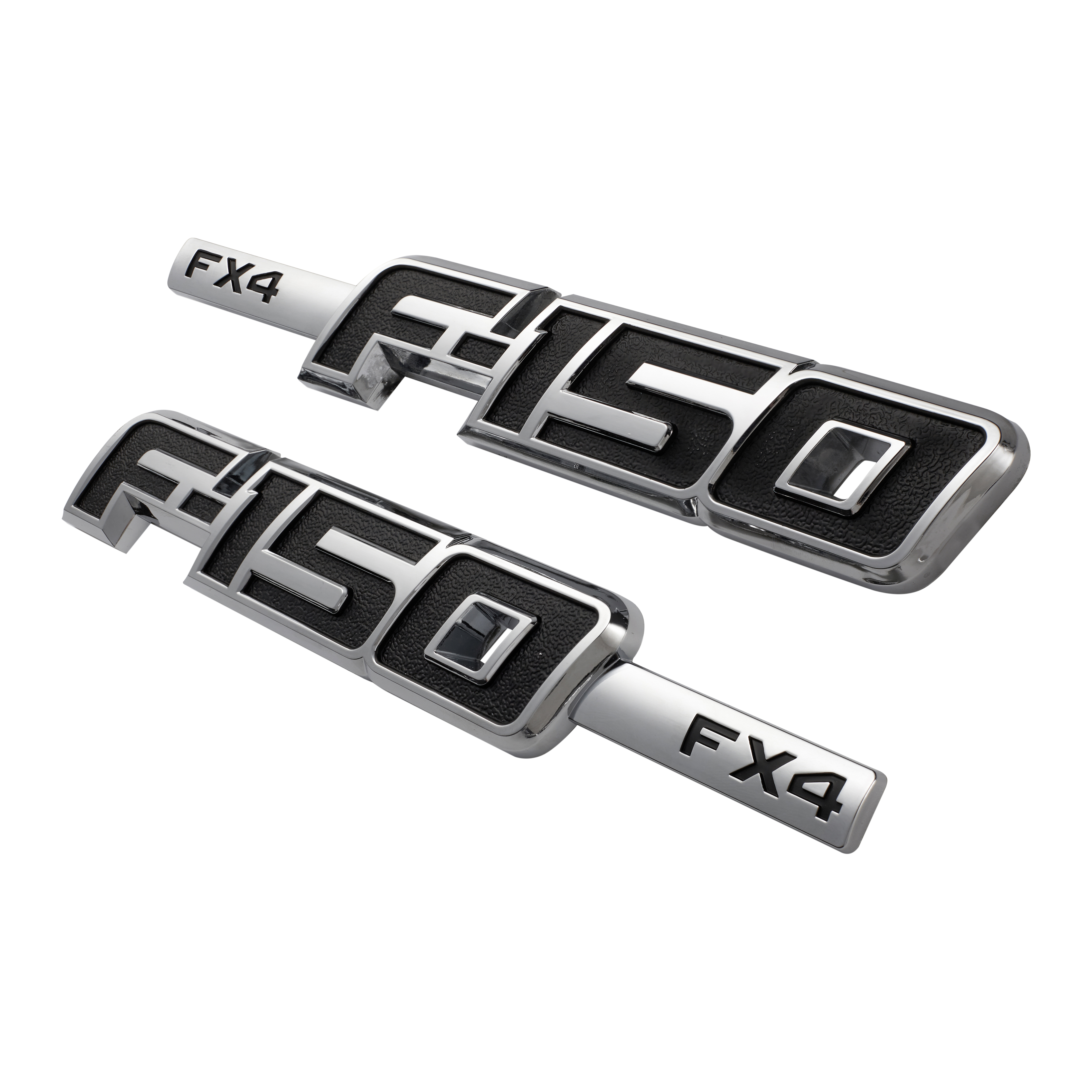 Ford F-150 FX4 2009-2014 Drivers Side Fender emblems Badges Door Letters 3D Raised Sticker Decal Nameplate 2PCS SET