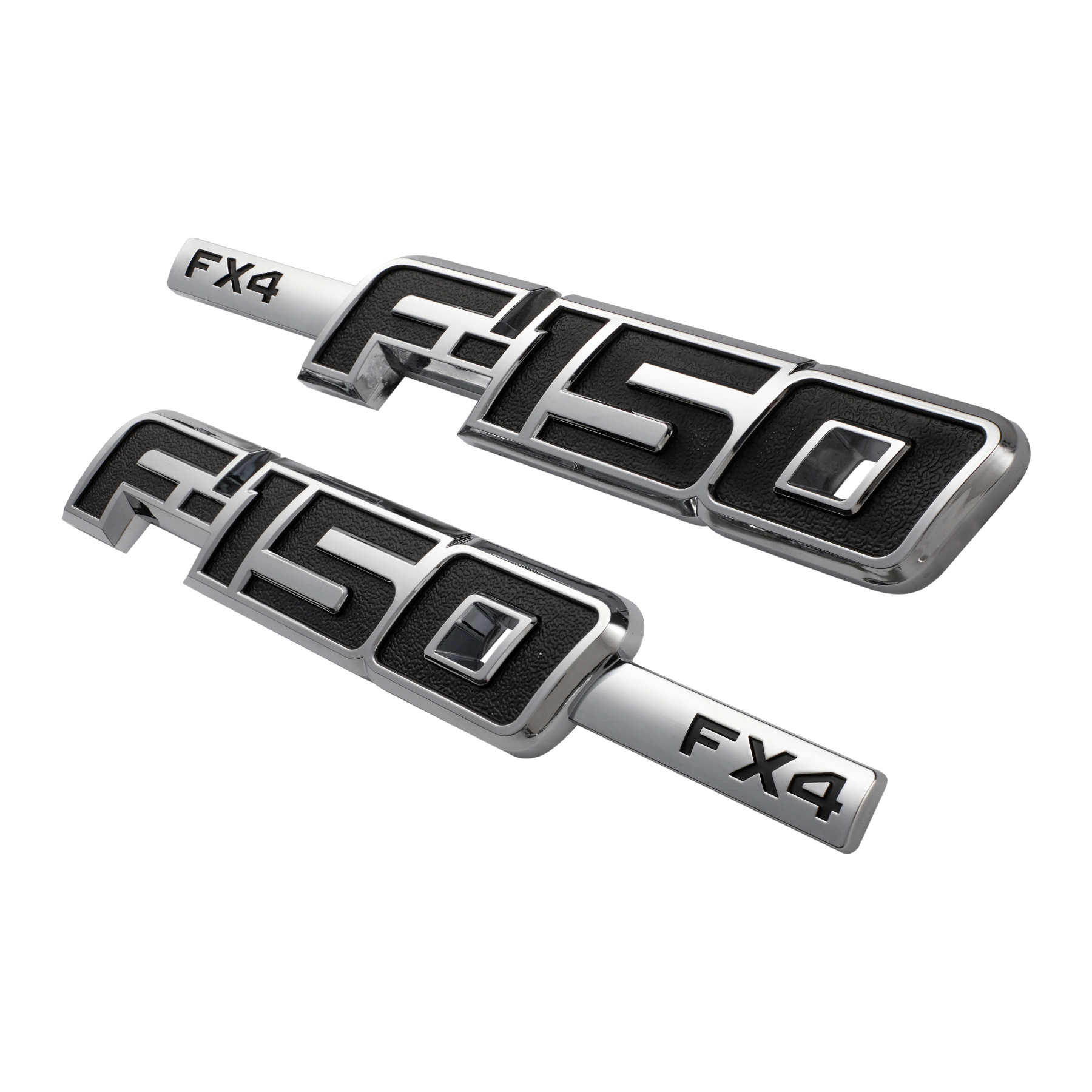 Ford F-150 FX4 2009-2014 Drivers Side Fender emblems Badges Door Letters 3D Raised Sticker Decal Nameplate 2PCS SET