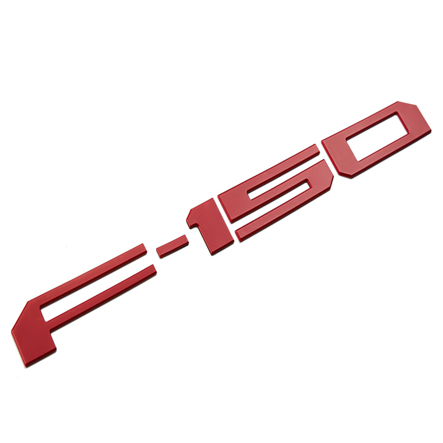 Ford F-150 2018-2020 Rear Tailgate Inserts Letters Trunk Lid emblems Badges 3D Stickers Decals Nameplate All Red