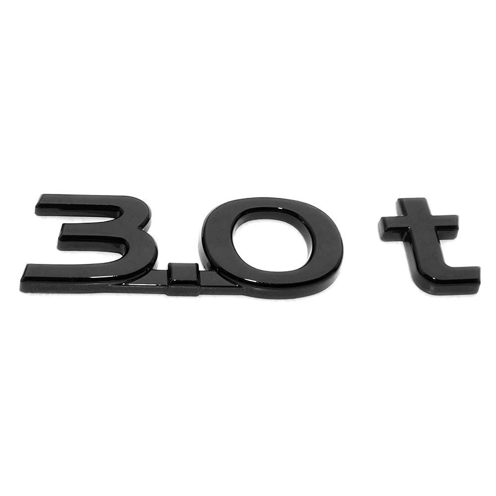 For 1982-2024 Nissan 1990-2024 Infiniti 3.0t ABS Left or Right Liftgate Letter Nameplate Gloss Black Infiniti 63890-4HK0A