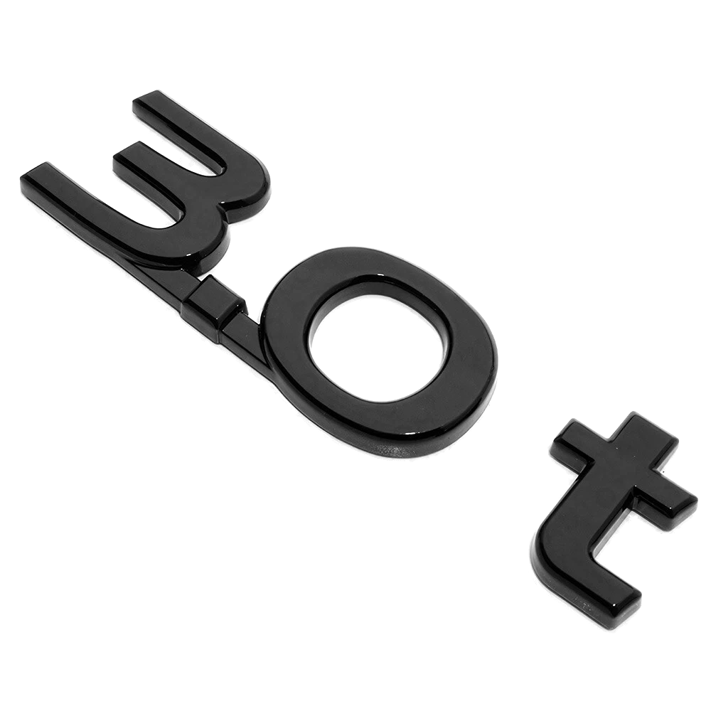 For 1982-2024 Nissan 1990-2024 Infiniti 3.0t ABS Left or Right Liftgate Letter Nameplate Gloss Black Infiniti 63890-4HK0A