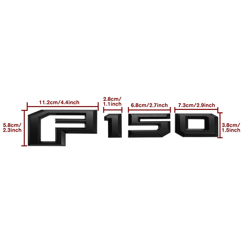 3D Tailgate Trunk Lid Badge for F-150 Emblem Rear Liftgate Replacement 2015-2017