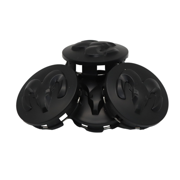 63MM Dodge RAM 1500 2013-2019 Wheel Center Caps Rim Center Hub Cover Matte Black 4PCS SET 