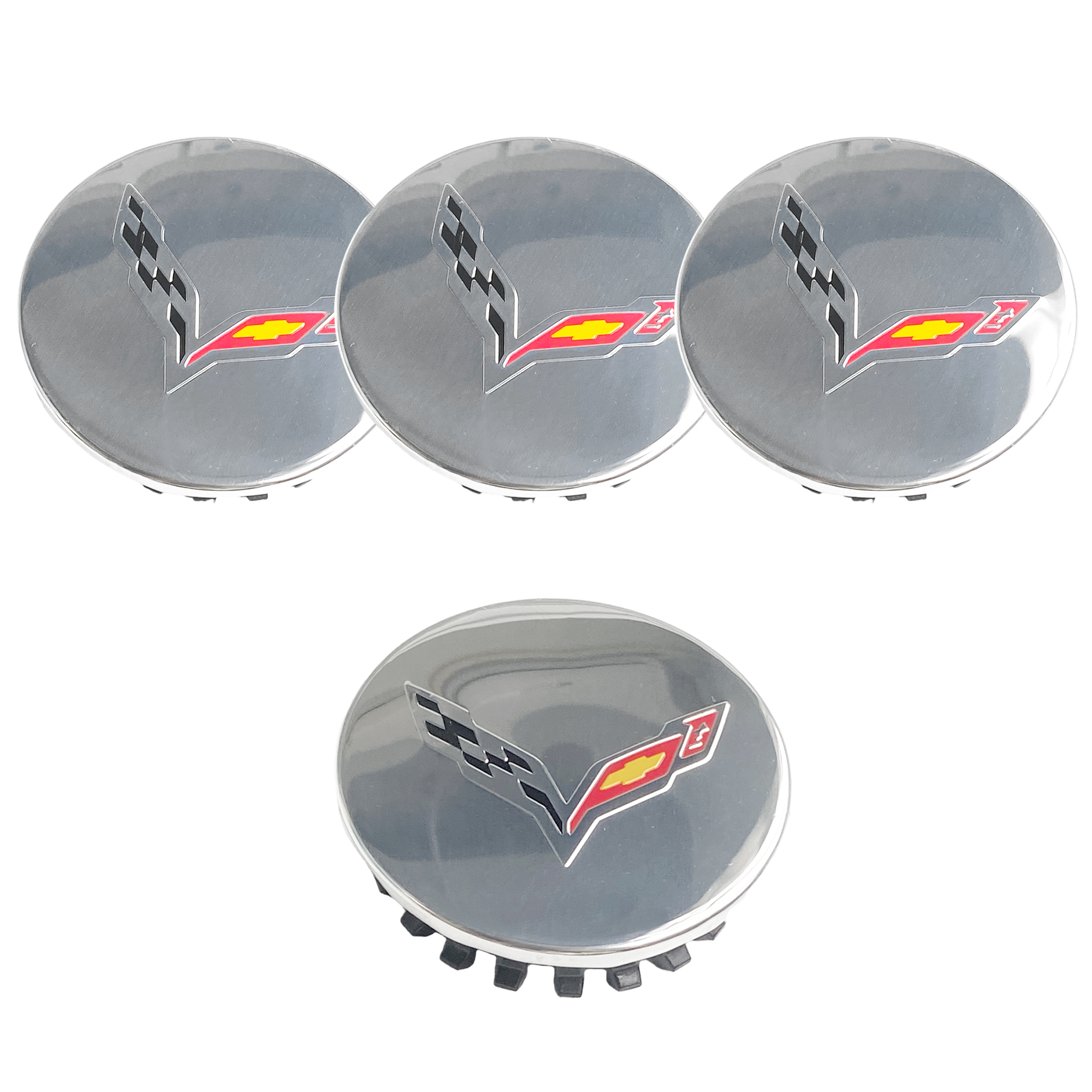 68mm Wheel Center Cap for Chevrolet Corvette C6 2005-2013 | Replaces OE# 9595010