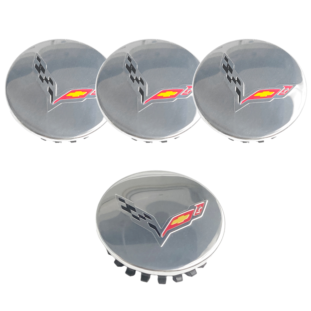 68mm Wheel Center Cap for Chevrolet Corvette C6 2005-2013 | Replaces OE# 9595010