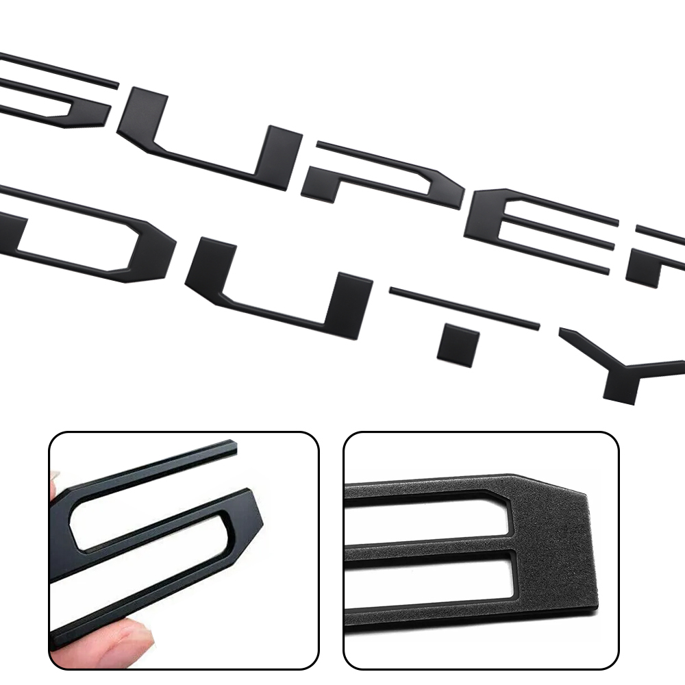 2023-2025 Super Duty Silicone Tailgate Letter Matte Black VPC3Z-9942528-HA