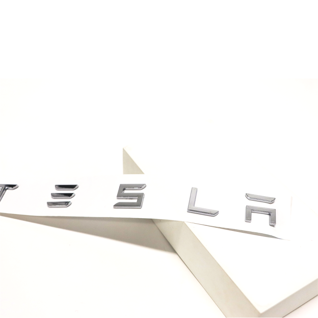 6Pcs Of Letters Tesla Model 3/X/Y/S ABS Plastic Tailgate Insert Letters Gloss Black