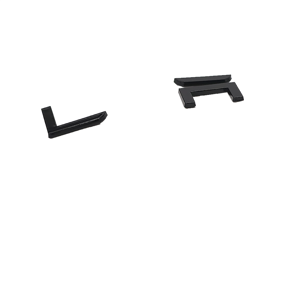 Tesla Model 3/X/Y/S ABS Plastic Tailgate Insert Letters Gloss Black