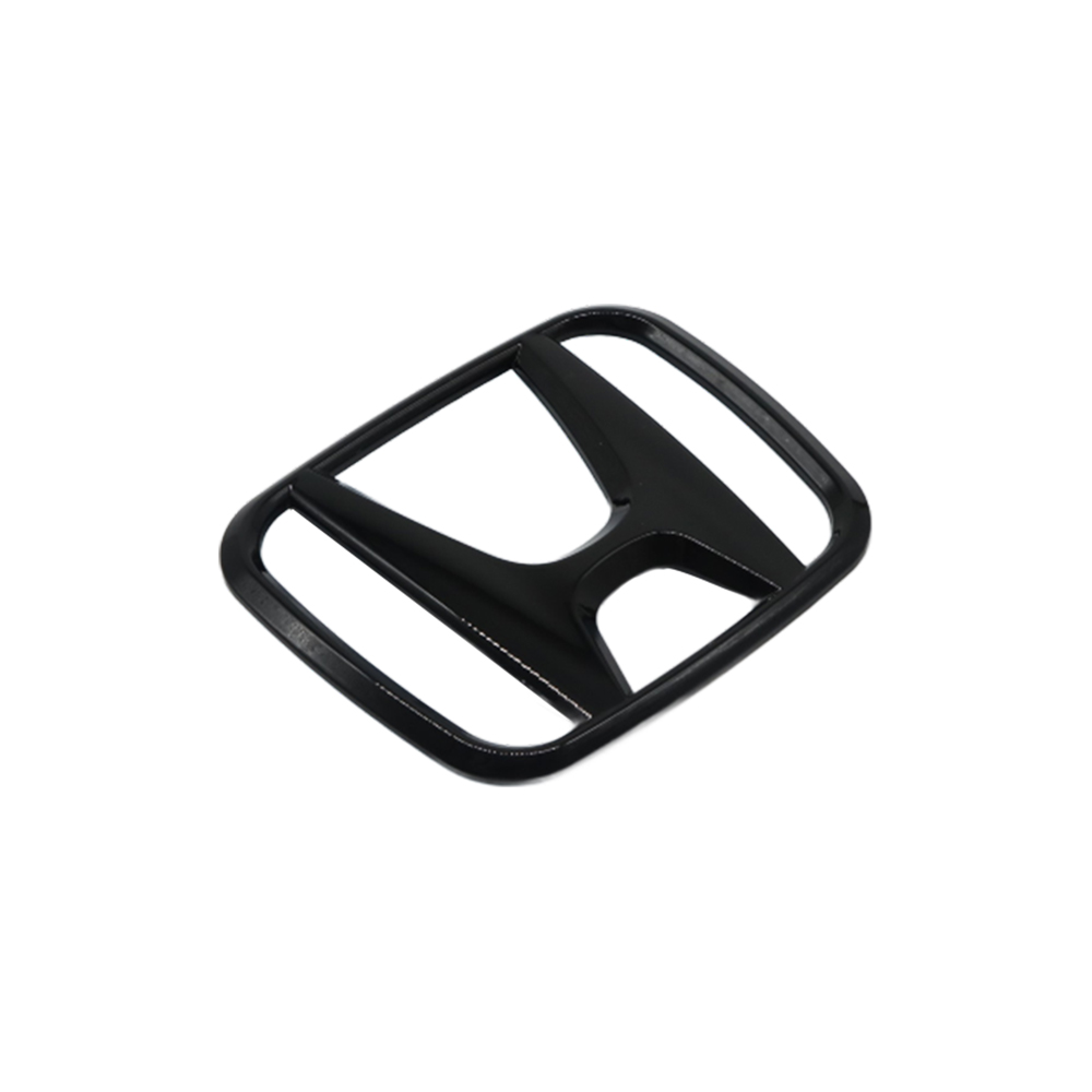 1PC 18-21 Accord 12-21 CRV 16-18 Pilot Plastic Front Grille Emblem Gloss Black Honda 75700-SZW-000
