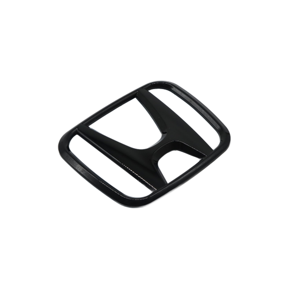 1PC 18-21 Accord 12-21 CRV 16-18 Pilot Plastic Front Grille Emblem Gloss Black Honda 75700-SZW-000