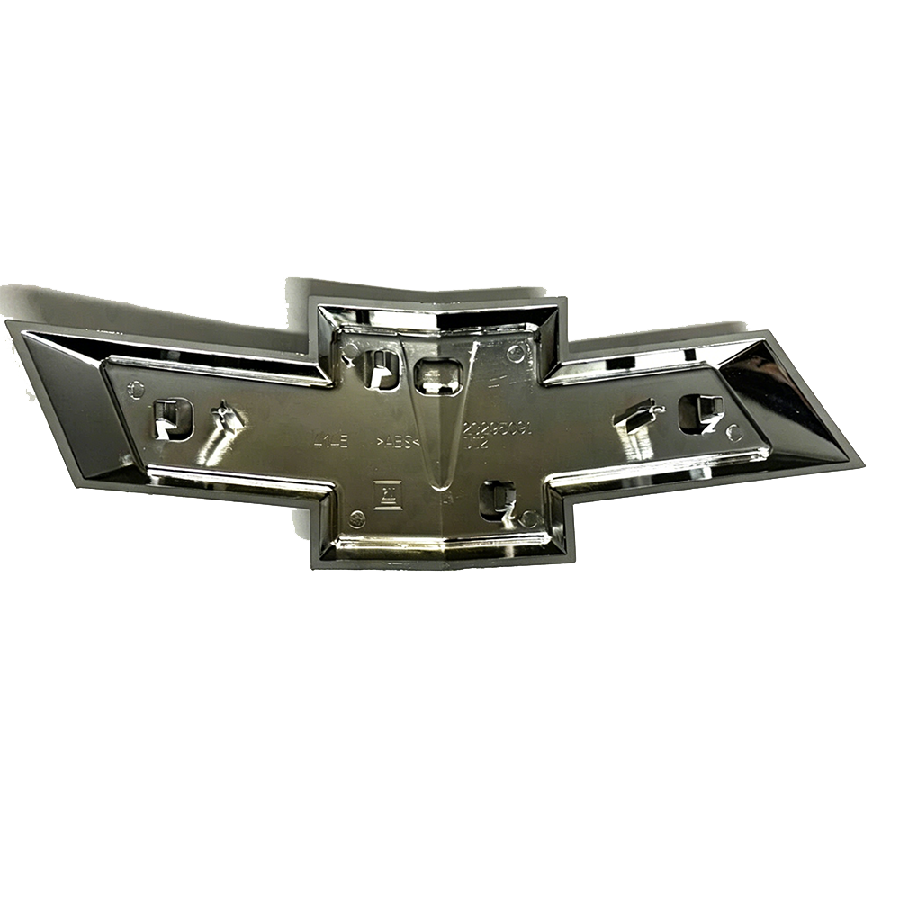 2Pc 2014-2020 Impala ABS Front Grille Rear Liftgate Bowtie Emblem Chrome Black Chevy 23295091