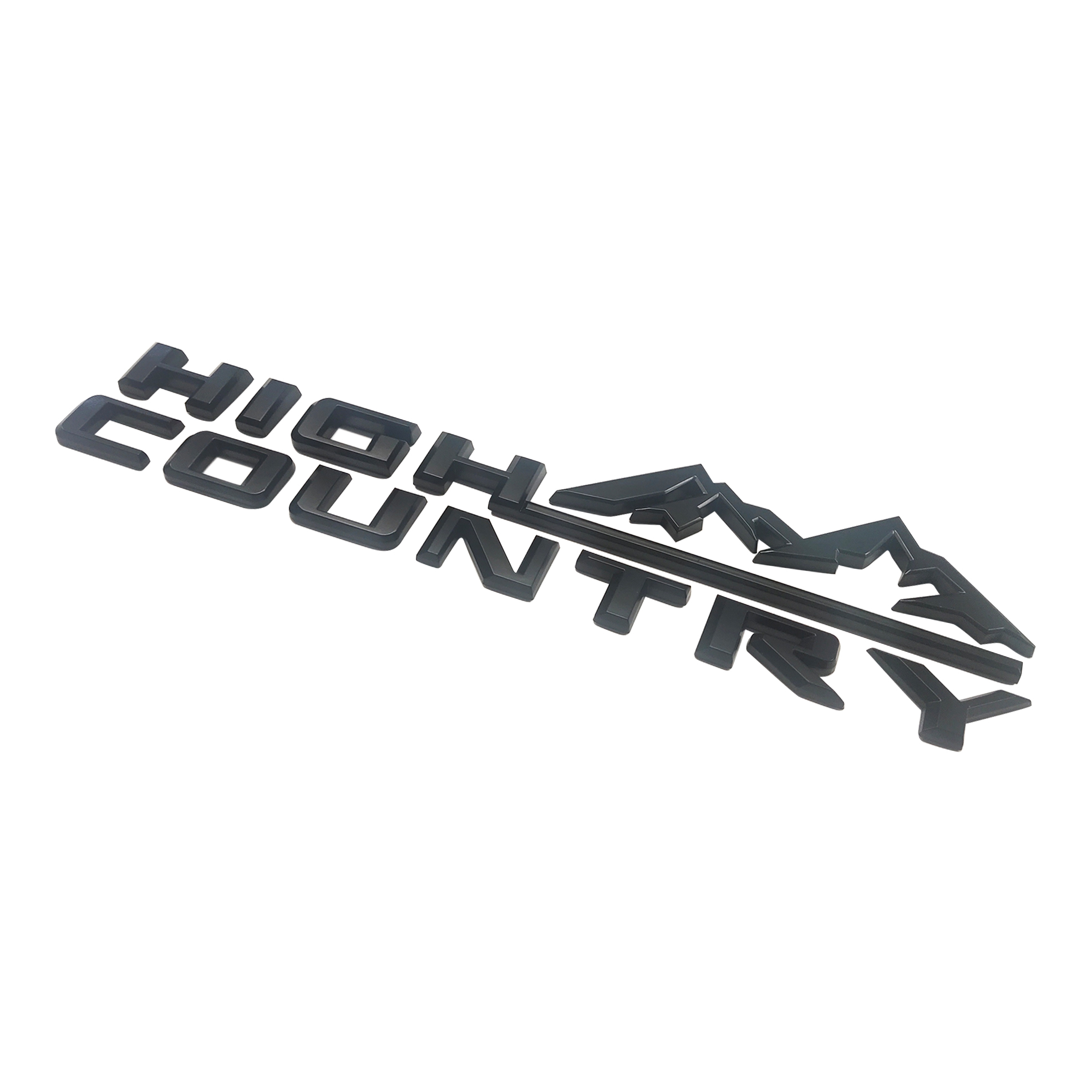 3PCS 2019-2023 Silverado Plastics High Country Fender Letter Matte Black Chevrolet 