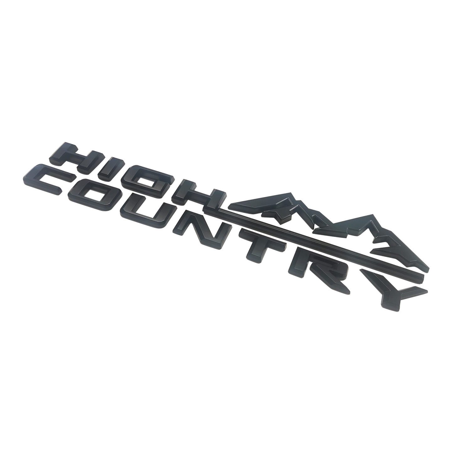3PCS 2019-2023 Silverado Plastics High Country Fender Letter Matte Black Chevrolet 