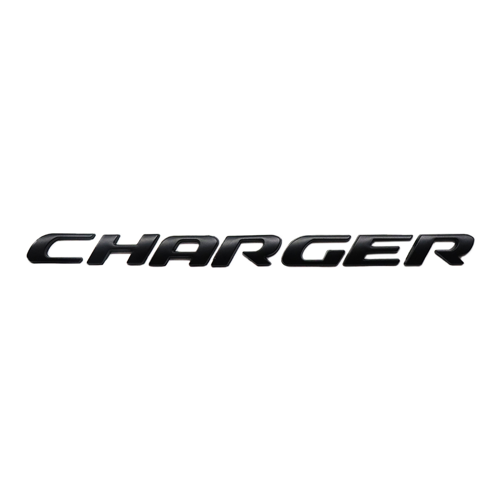 2015-2023 Charger Metal Tailgate Letter Black Dodge Rear Trunk Decal Nameplate