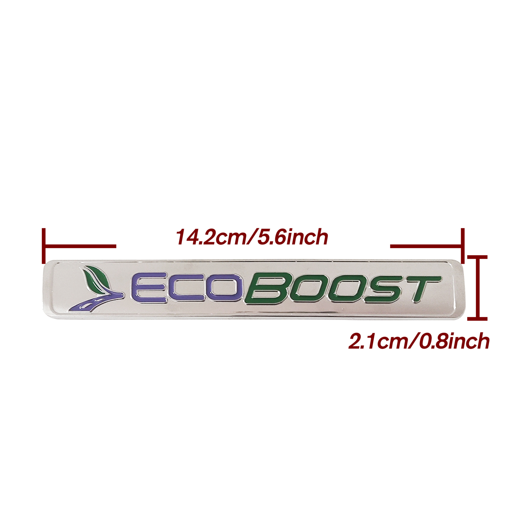 2011-2026 F-150 Mustang Explorer Ranger EcoSport Metal EcoBoost Fender Badge Silver Green Ford Decal Nameplate