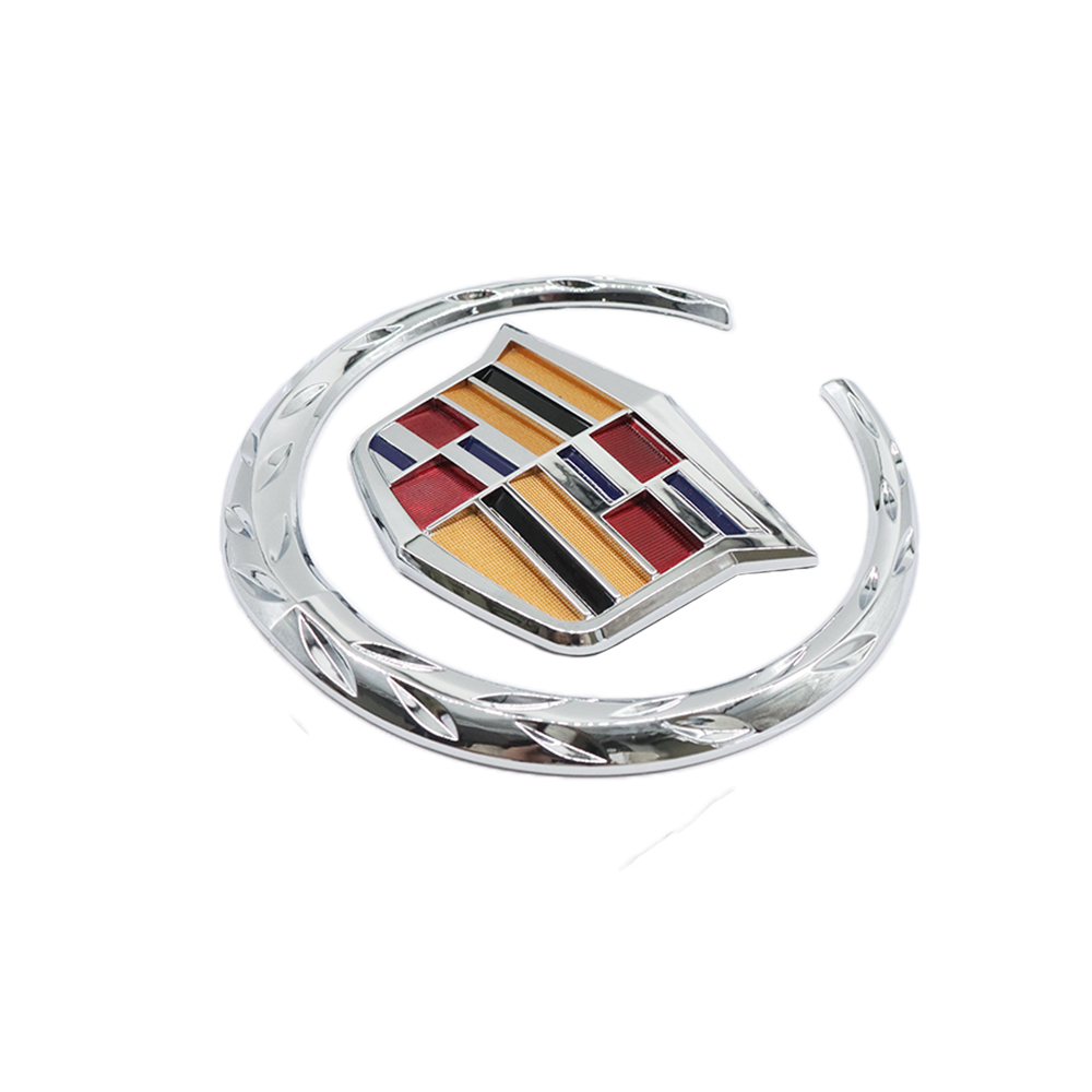 1Pc Escalade SRX CTS CT6 ATS ABS Plastic Front Grille Emblem Chrome Cadillac 