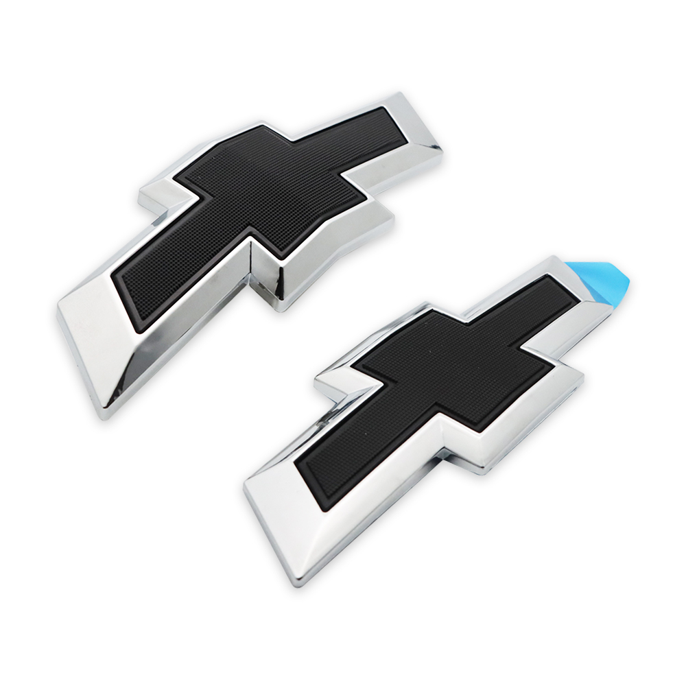 2PCS 2016-2018 Malibu Plastic Front Bumper Grille Emblem Black Chevrolet 84337320