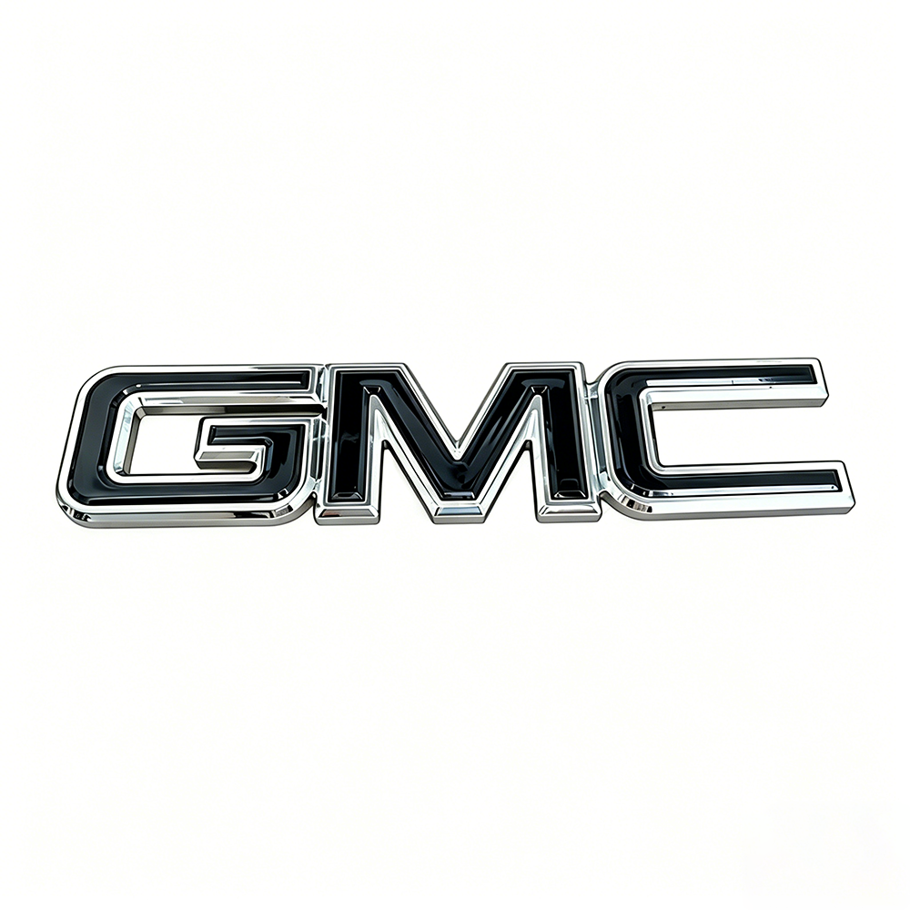 1Pc 2007-2013 Sierra 1500 2500HD 3500HD Plastic Front Grille Insert Emblem Gloss Black 22761795 GMC