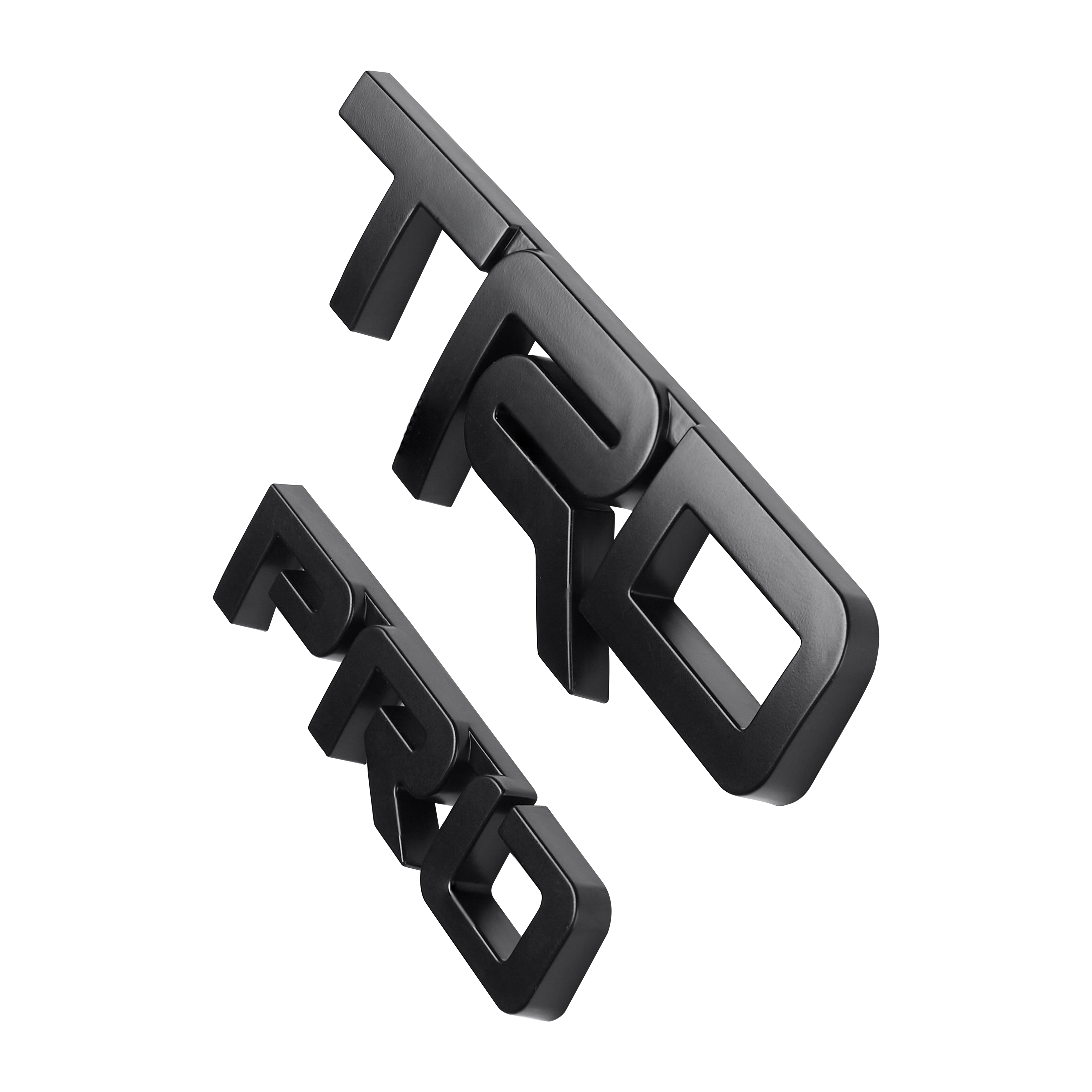 1PC 1984-2024 4RUNNER ABS 3D TRD PRO Letter  Matte Black Toyota PT413-00150