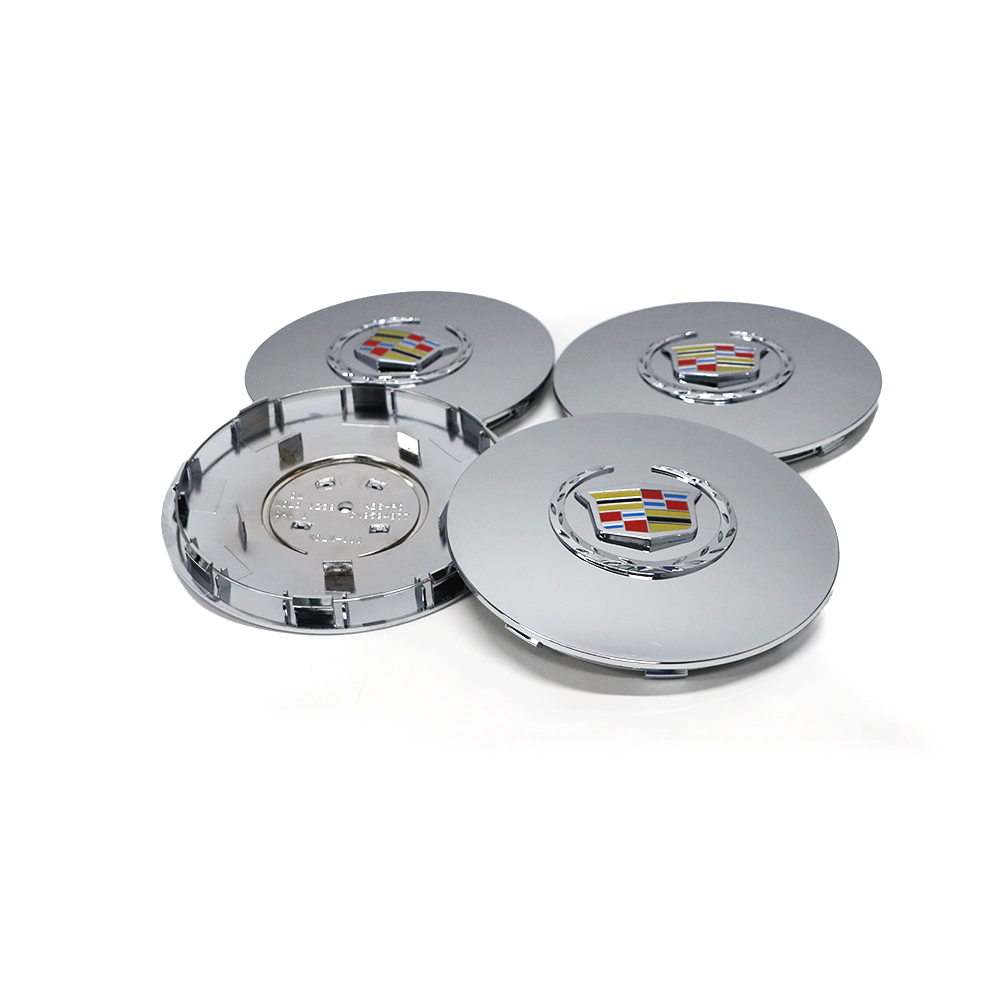 4Pcs 2003-2006 Escalade ESV EXT Plastic Polished Wheel Center Hub Caps Chrome Cadillac 9594878 197mm