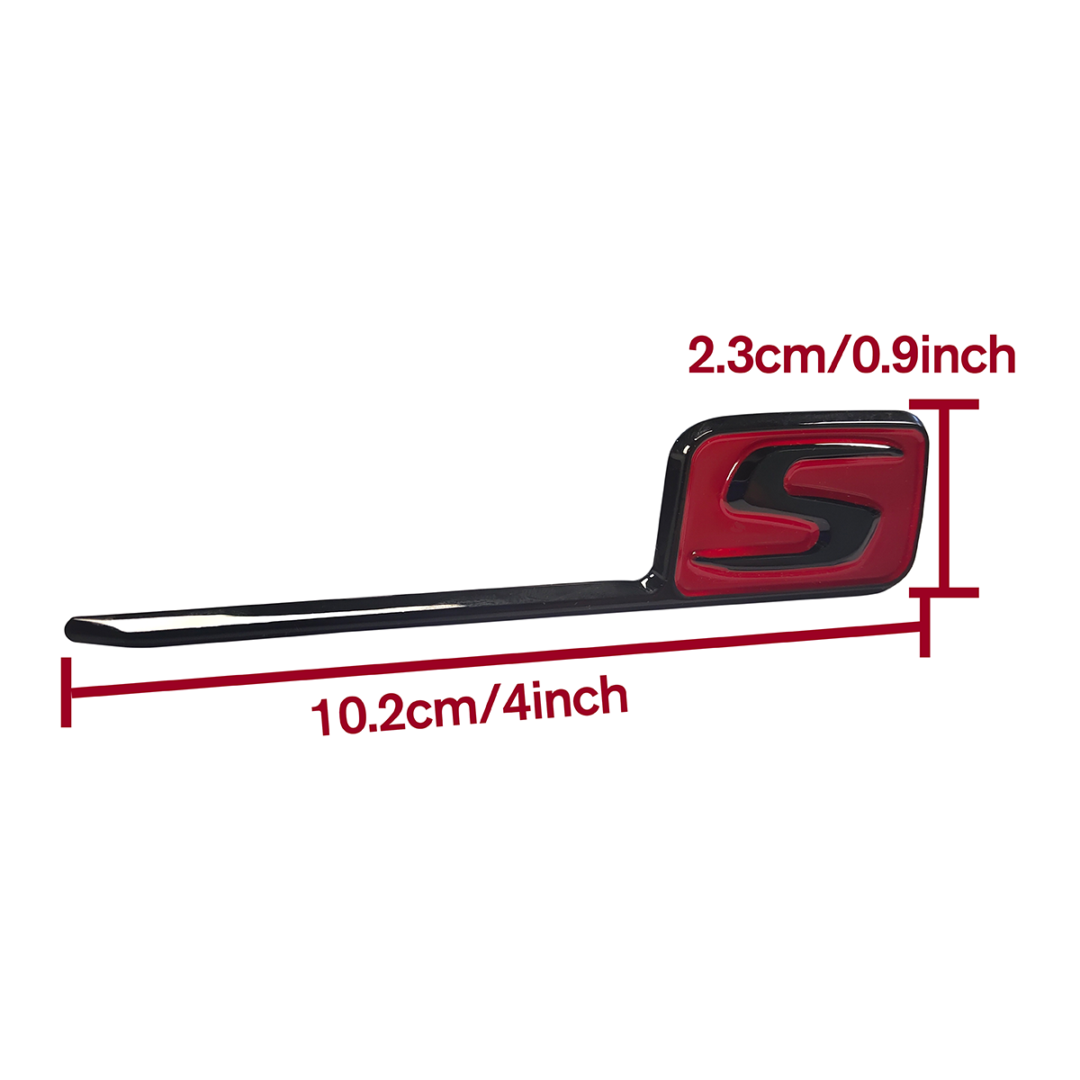 2015-2026 C63S E63 C43 GT AMG ABS S Rear Tailgate Badge Black Red Mercedes Benz Trunk Lid Decal Nameplate