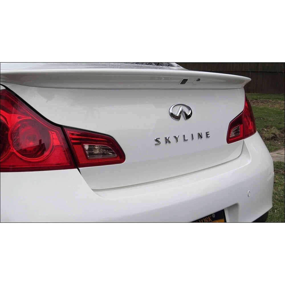 For 1982-2024 Nissan 1990-2024 Infiniti Skyline JDM ABS Rear Trunk Lid Letter Nameplate Chrome Infiniti 84895-JL00A