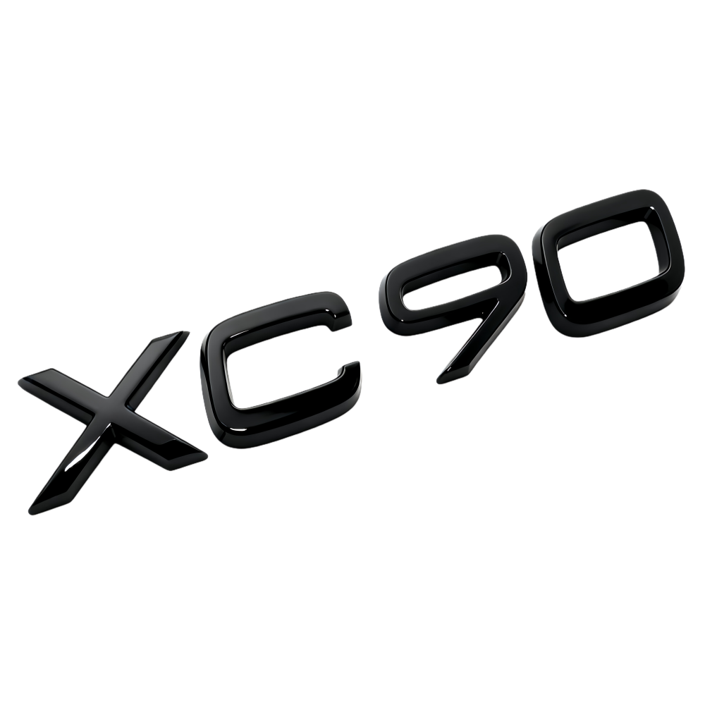2003-2013 XC90 ABS Tailgate Letter Gloss Black Volvo 9483933