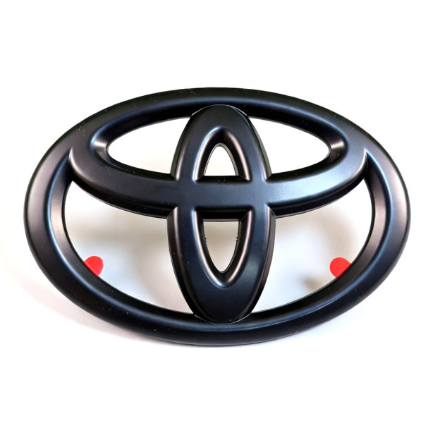 1pc 2022 -2025 Tundra Plastic Front Grille Emblem Overlay Matte Black Toyota PT948-34222-02