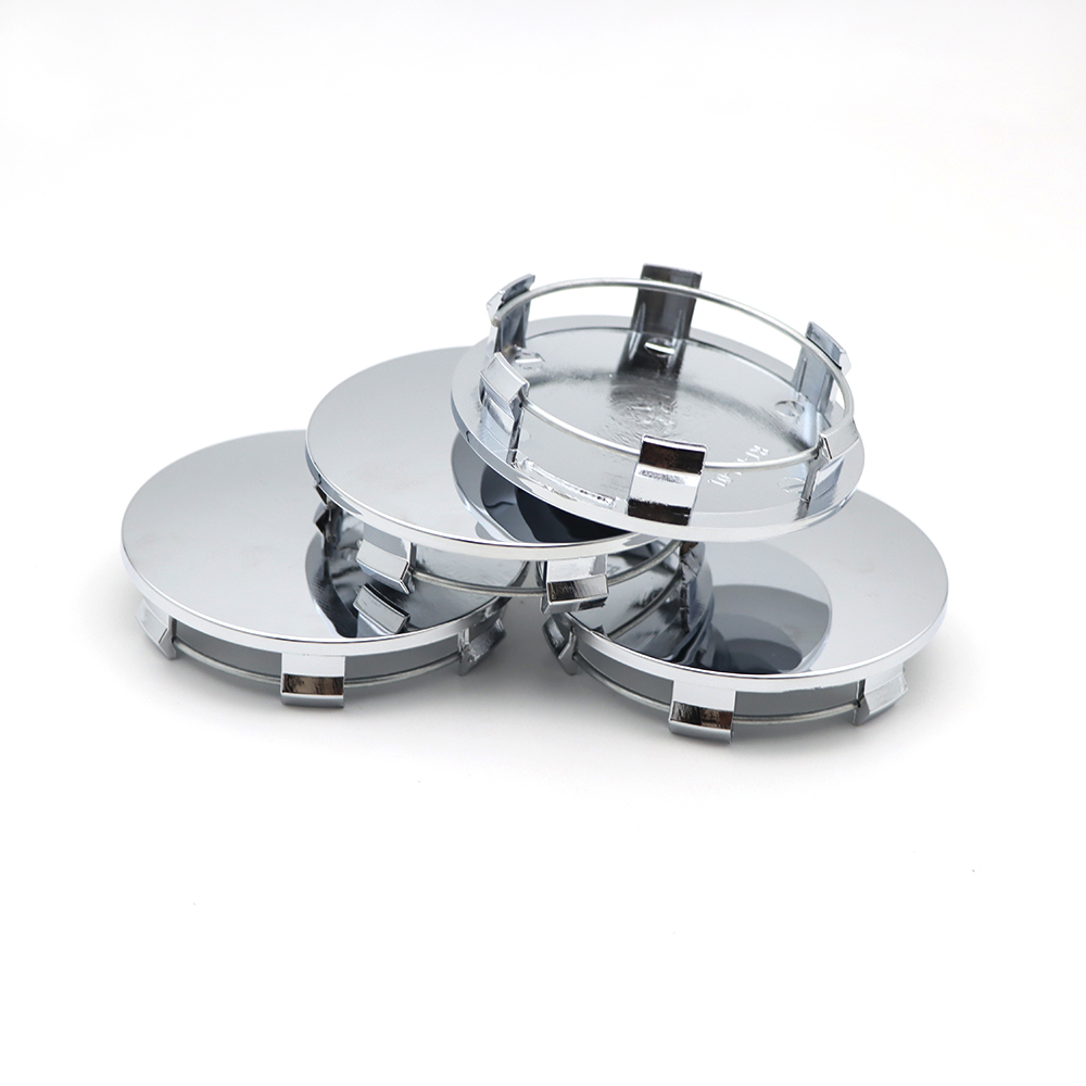 4PCS 83mm Gloss Chrome Wheel Center Caps For Silverado Suburban Tahoe