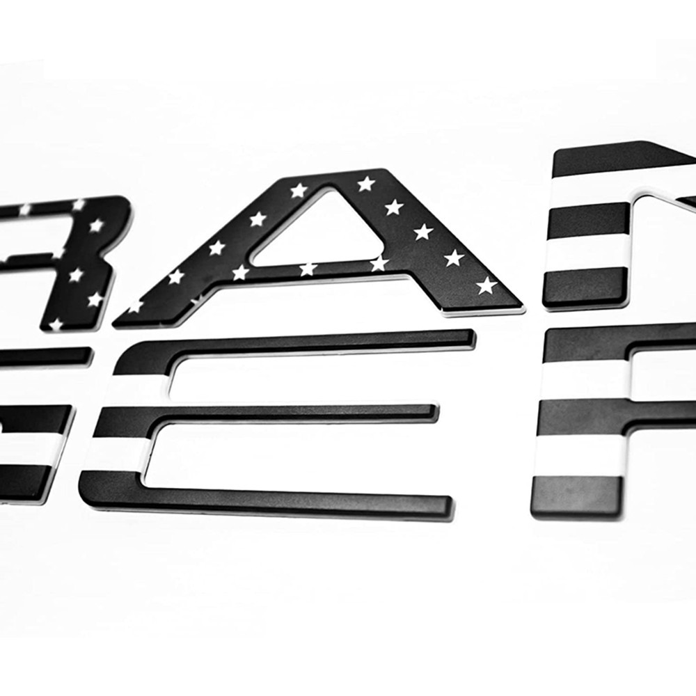 2019-2022 Ranger Letter Acrylic Black& White Flag Ford VKB3Z-9942528-B
