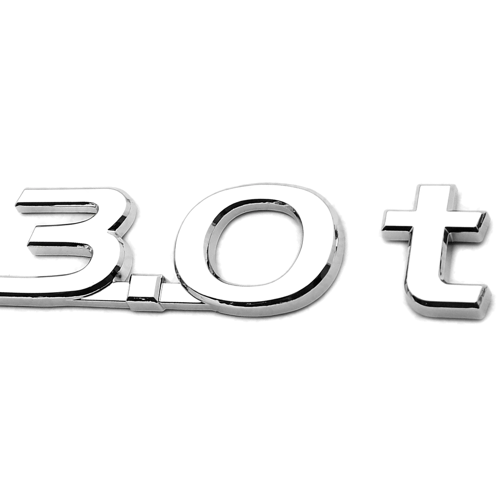 For 1982-2024 Nissan 1990-2024 Infiniti 3.0t ABS Left or Right Liftgate Letter Nameplate Gloss Silver Infiniti 63890-4HK0A