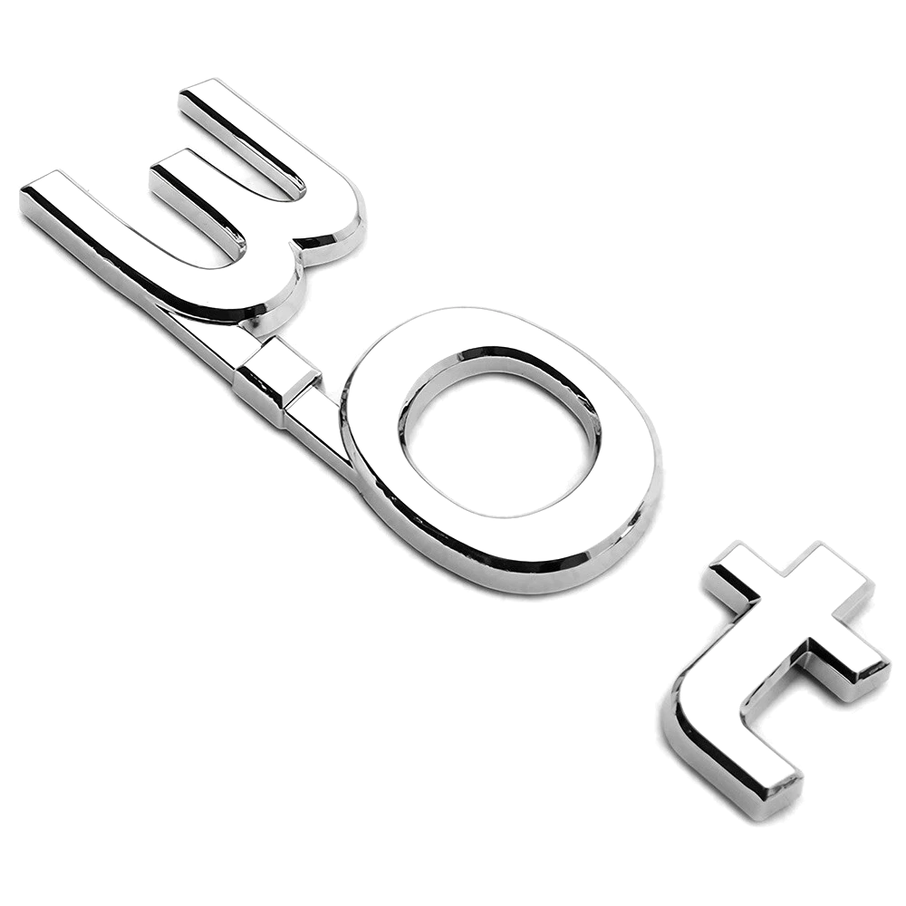 For 1982-2024 Nissan 1990-2024 Infiniti 3.0t ABS Left or Right Liftgate Letter Nameplate Gloss Silver Infiniti 63890-4HK0A