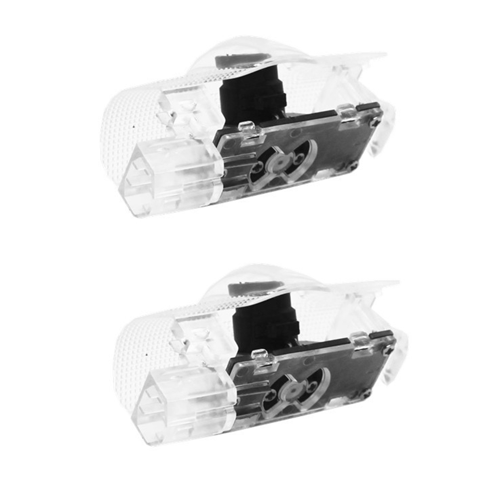2pcs 2007-2025  IS350 Plastic LED Car Door Puddle Light Projector Welcome Courtesy Lamp White Lexus 