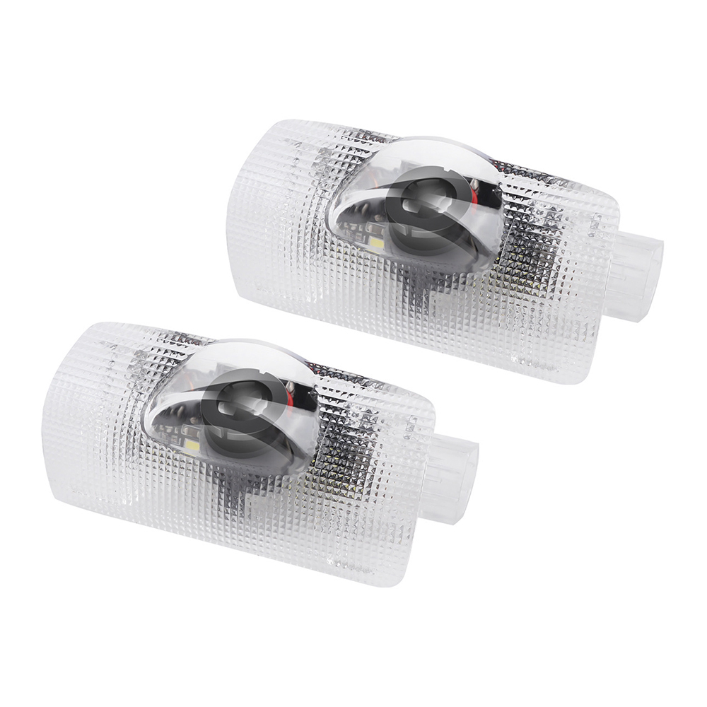 2pcs 2007-2025  IS350 Plastic LED Car Door Puddle Light Projector Welcome Courtesy Lamp White Lexus 